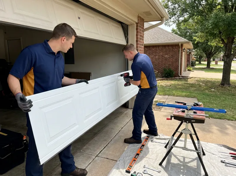 Garage Door Panel Replacement in Norman, OK