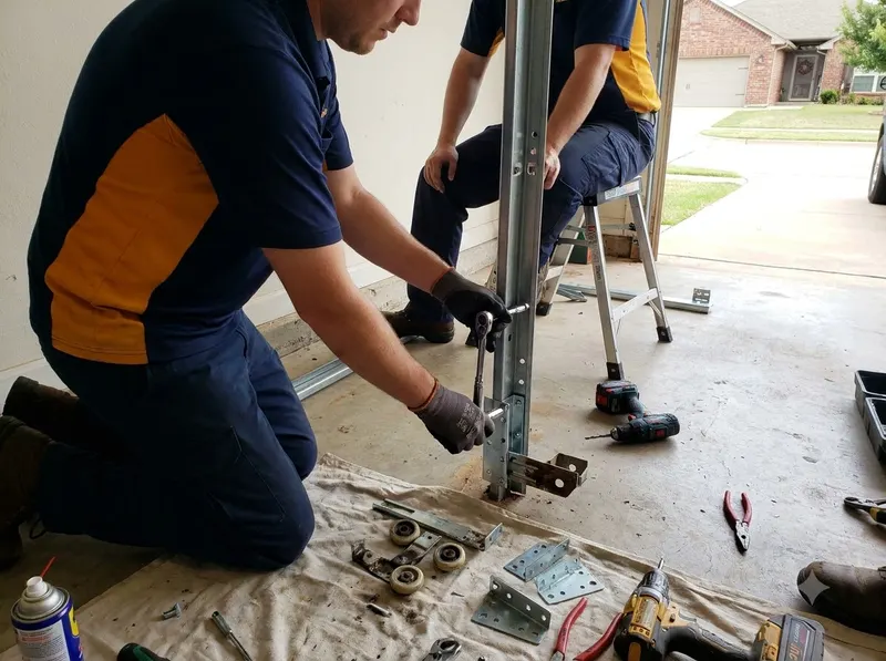 Garage Door Roller and Hinge Replacement in Norman, OK